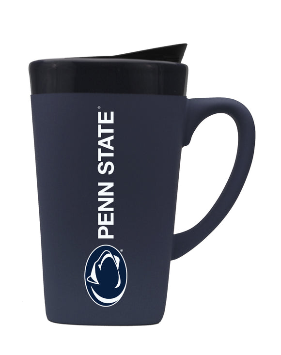 Penn State 16oz. Soft Touch Ceramic Travel Mug - Primary Logo & Wordmark