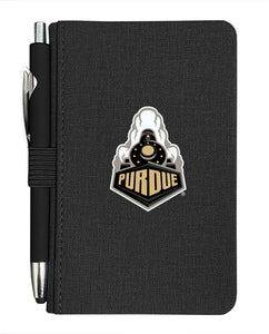Purdue Pocket Journal with Pen - Secondary Logo