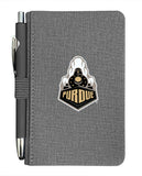 Purdue Pocket Journal with Pen - Secondary Logo