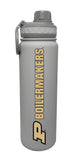 Purdue 24oz. Stainless Steel Bottle - Primary Logo & Mascot Wordmark