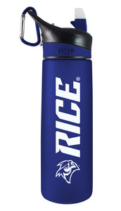 Rice University  24oz. Frosted Sport Bottle - Mascot Logo & Wordmark
