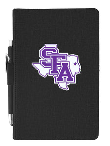 Stephen F. Austin Journal with Pen - Primary Logo