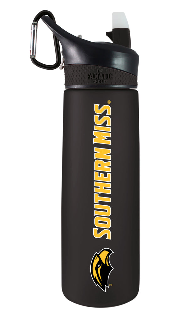 Southern Mississippi  24oz. Frosted Sport Bottle - Mascot Logo & Wordmark