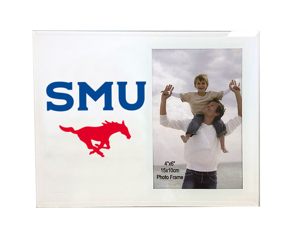Southern Methodist Photo Frame - Primary Logo & Wordmark