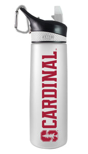 Stanford 24oz. Frosted Sport Bottle - Primary Logo & Mascot Wordmark