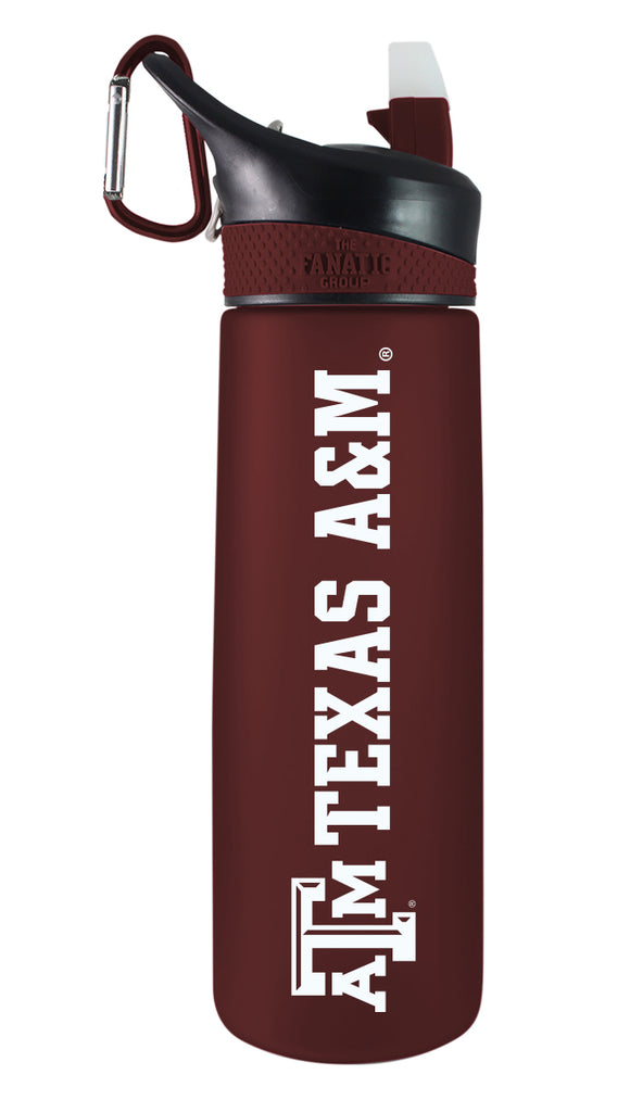 Texas A&M 24oz. Frosted Sport Bottle - Primary Logo & Short School Name