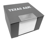 Texas A&M Memo Cube Holder - Short School Name