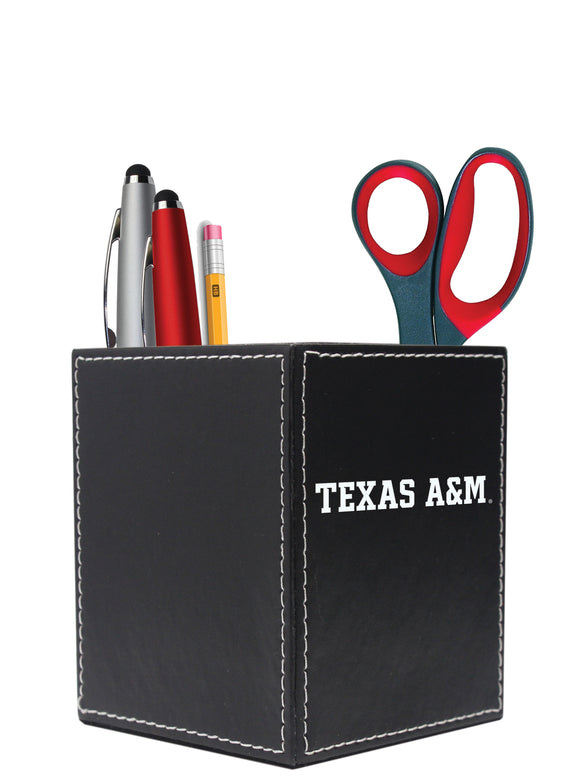 Texas A&M Square Desk Caddy - Short School Name