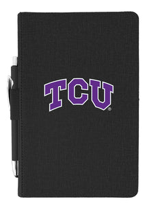 Texas Christian University Journal with Pen - Primary Logo