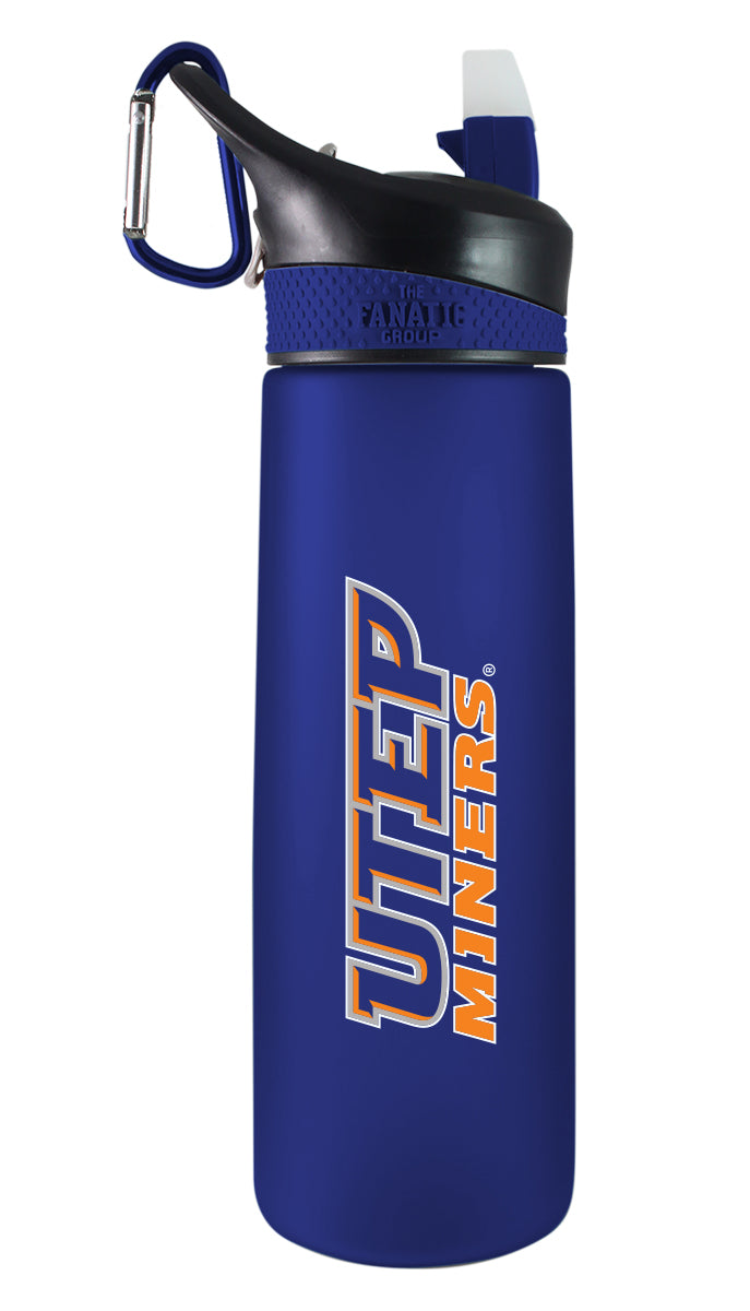 Texas El Paso 24oz. Frosted Sport Bottle Wordmark The Fanatic Group