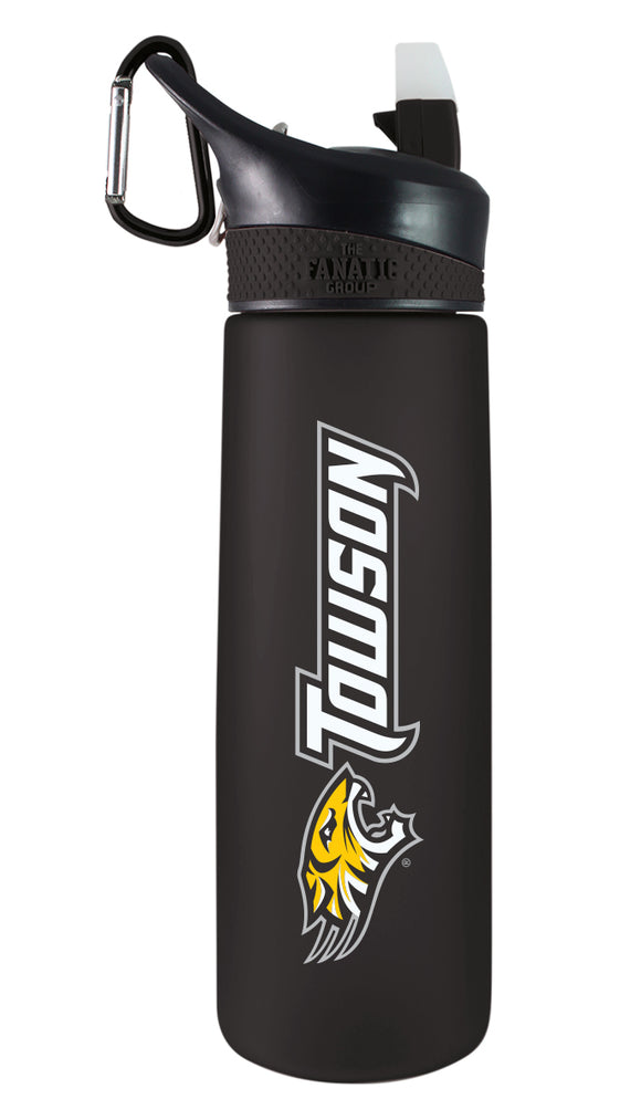 Towson  24oz. Frosted Sport Bottle - Mascot Logo & Wordmark