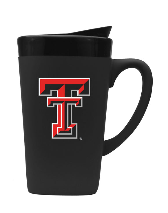 Texas Tech 16oz. Soft Touch Ceramic Travel Mug - Primary Logo