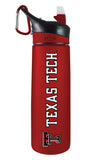 Texas Tech 24oz. Frosted Sport Bottle - Primary Logo & Wordmark