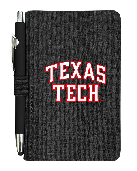 Texas Tech Pocket Journal with Pen - Wordmark