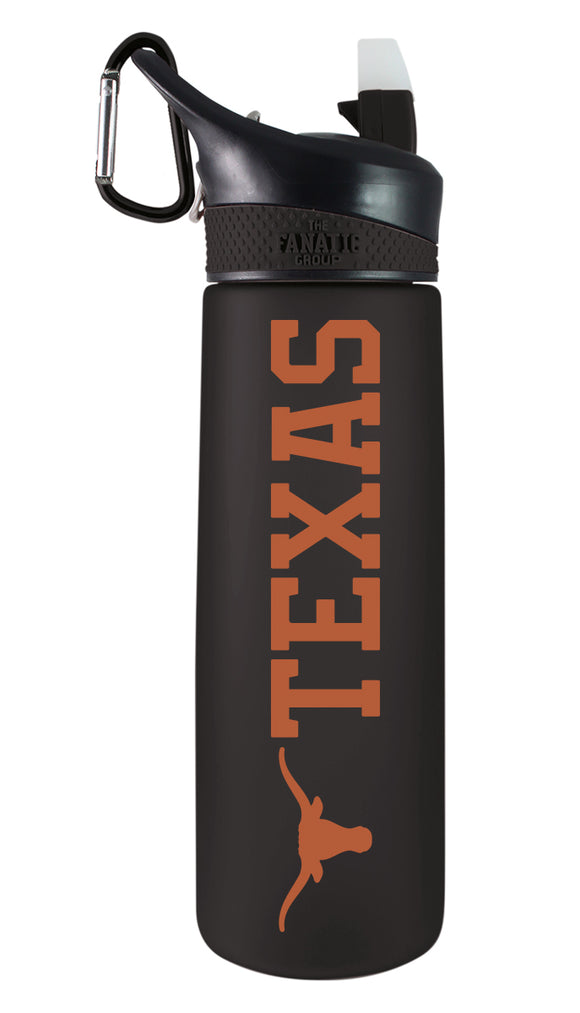 University of Texas 24oz. Frosted Sport Bottle - Primary Logo & Wordmark
