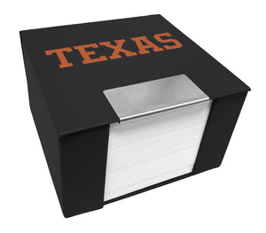 University of Texas Memo Cube Holder - Wordmark