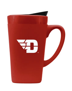 University of Dayton 16oz. Soft Touch Ceramic Travel Mug - Primary Logo