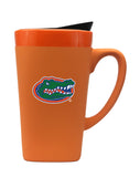 University of Florida 16oz. Soft Touch Ceramic Travel Mug - Primary Logo