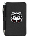 University of Georgia Pocket Journal with Pen - Mascot Logo