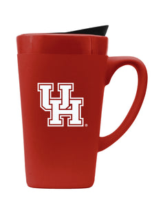 Houston 16oz. Soft Touch Ceramic Travel Mug - Primary Logo