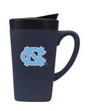 University of North Carolina 16oz. Soft Touch Ceramic Travel Mug - Primary Logo