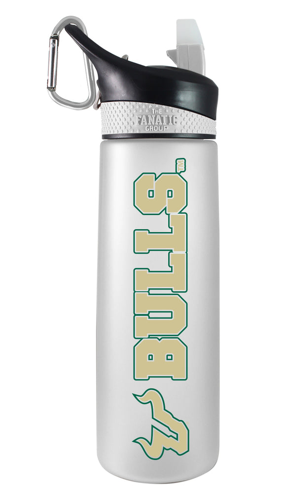 South Florida  24oz. Frosted Sport Bottle - Primary Logo & Mascot Name