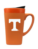 University of Tennessee 16oz. Soft Touch Ceramic Travel Mug - Primary Logo