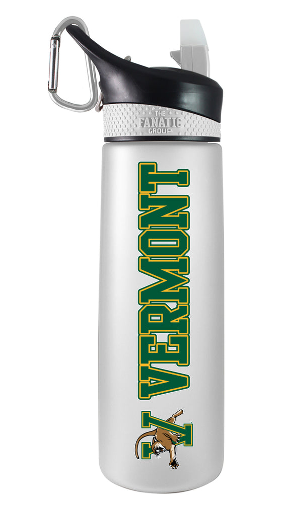 Vermont  24oz. Frosted Sport Bottle - Primary Logo & Short School Name
