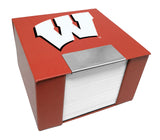 University of Wisconsin Memo Cube Holder - Primary Logo