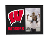 University of Wisconsin Photo Frame - Primary Logo & Mascot Wordmark
