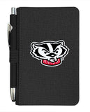 University of Wisconsin Pocket Journal with Pen - Mascot Logo