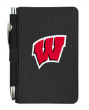 University of Wisconsin Pocket Journal with Pen - Primary Logo