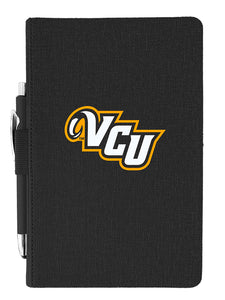 Virginia Commonwealth University Journal with Pen - Primary Logo