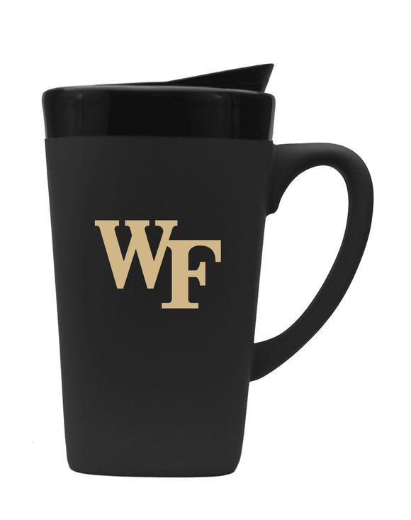 Wake Forest 16oz. Soft Touch Ceramic Travel Mug - Primary Logo