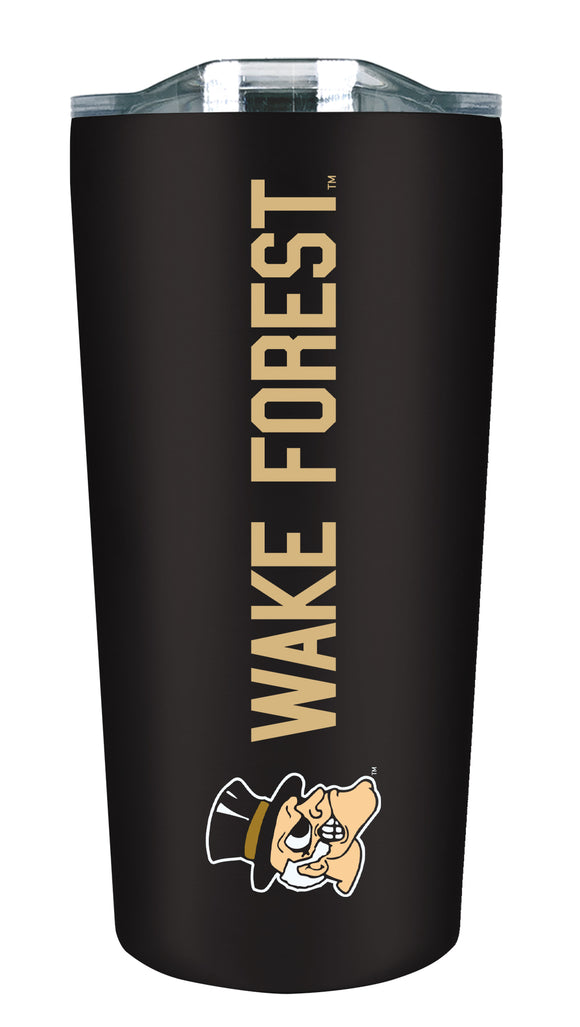 Wake Forest 18oz. Soft Touch Tumbler - Mascot Logo & Wordmark