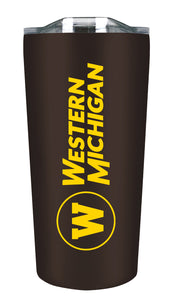 Western Michigan 18oz. Soft Touch Tumbler - Primary Logo & Wordmark