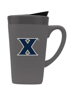 Xavier 16oz. Soft Touch Ceramic Travel Mug - Primary Logo