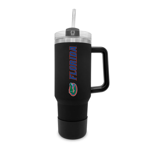 Florida 40oz. Tumble with Handle and Straw - Primary Logo