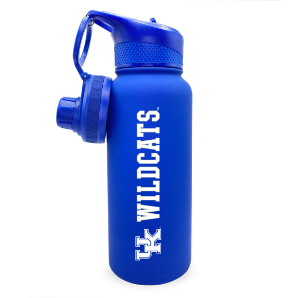 Kentucky 34oz. Stainless Steel Bottle with Two Lids - Primary Logo