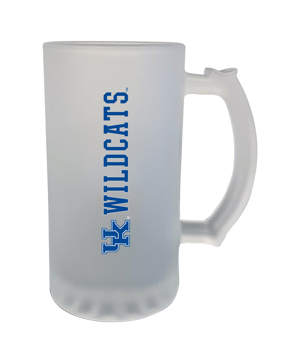 Kentucky 16oz. Frosted Glass Mug - Primary Logo