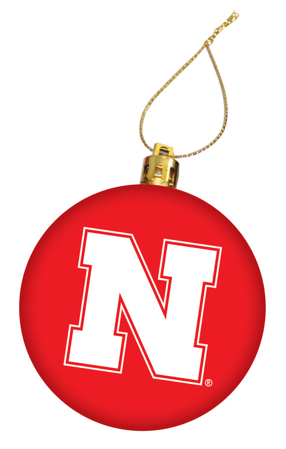 Nebraska Holiday Ornament - Primary Logo