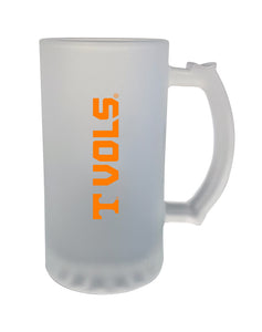 Tennessee 16oz. Frosted Glass Mug - Primary Logo